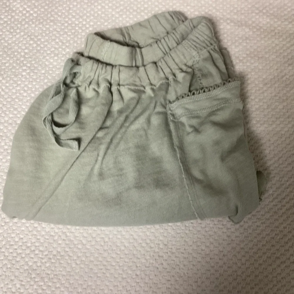 Free People Organic Cotton Gauze‎ Shorts Drawstring Waist Boho XS